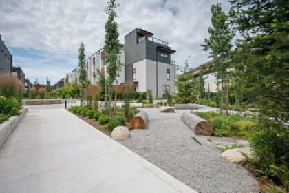 Outdoor Patio Photo of 206 6085 Irmin Street, Burnaby, BC