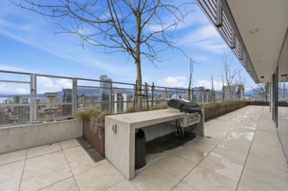 Aerial View of 1909 1111 Richards Street, Vancouver, BC
