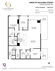 Fitness Center Photo Near 1909 1111 Richards Street, Vancouver, BC