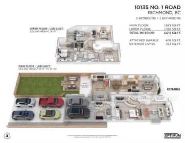 Aerial View of 10135 No. 1 Road, Richmond, BC
