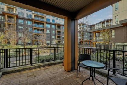 Outdoor Deck Photo of 105 741 Anskar Court, Coquitlam, BC