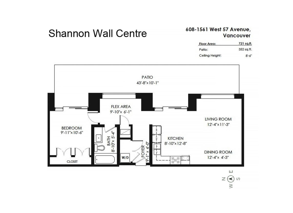 Family Room Photo of 608 1561 W 57th Avenue, Vancouver, BC