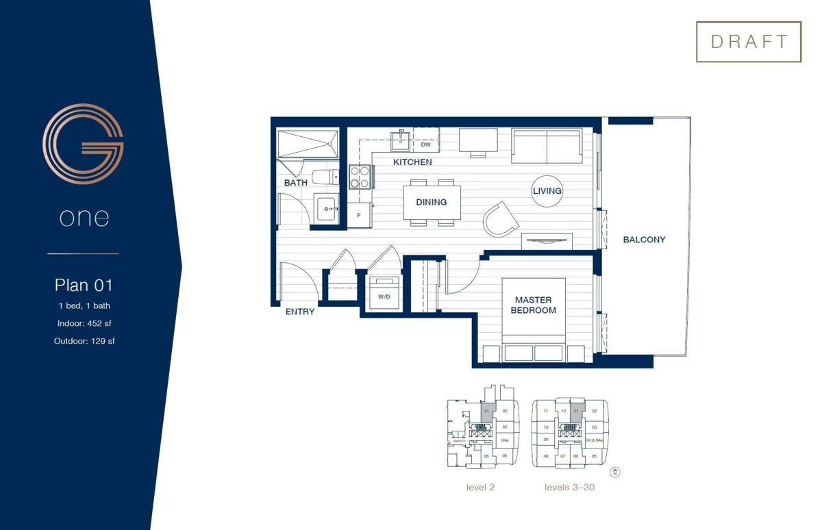 Family Room Photo of 701 13685 102 Avenue, Surrey, BC