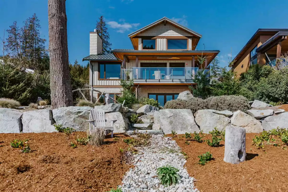 Exterior Rear Photo of 6035 Silverstone Lane, Sechelt, BC