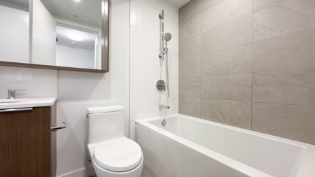 Guest Bathroom Photo of 309 645 Como Lake Avenue, Coquitlam, BC