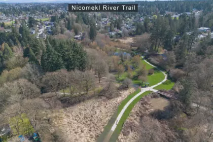 Aerial View of 34 5231 204 Street, Langley, BC