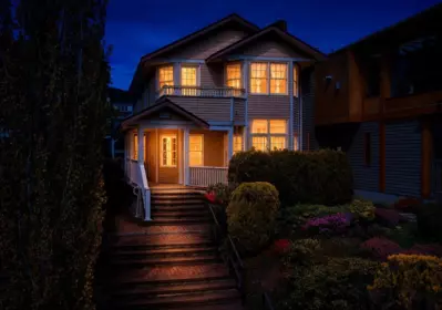 Aerial View of 1183 Duchess Avenue, West Vancouver, BC