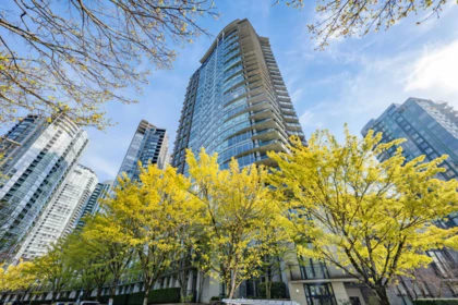 Aerial View of 1501 455 Beach Crescent, Vancouver, BC