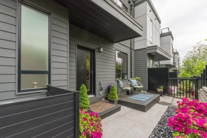 Aerial View of 102 3503 Gislason Avenue, Coquitlam, BC