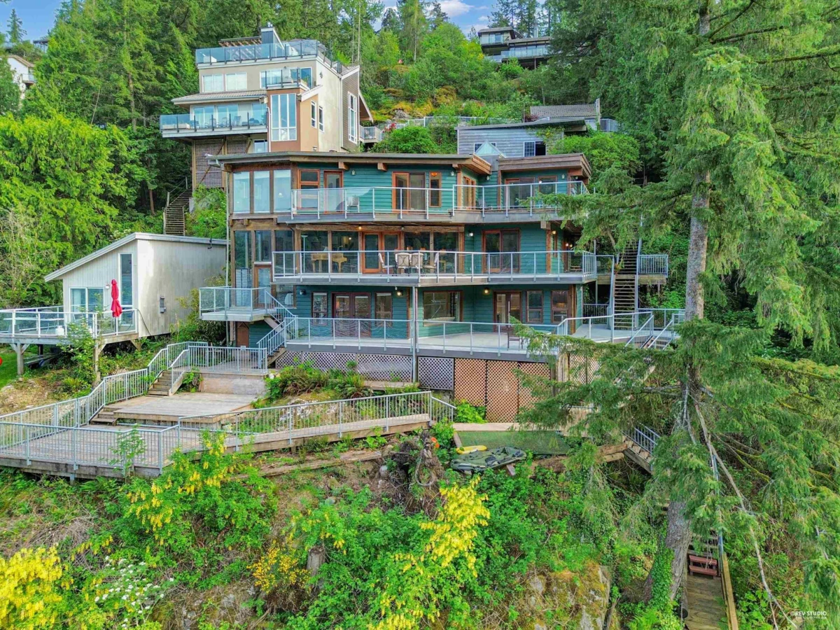 Exterior Rear Photo of 2136 Lockehaven Road, North Vancouver, BC