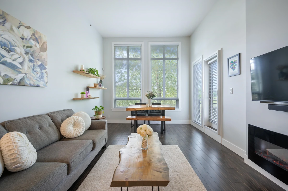 Living Room Photo of A409 20211 66 Avenue, Langley, BC
