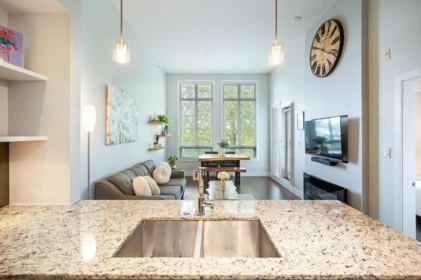 Kitchen Island Photo of A409 20211 66 Avenue, Langley, BC