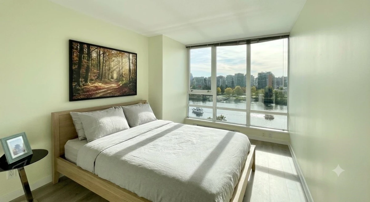 Living Room Photo of 1107 980 Cooperage Way, Vancouver, BC
