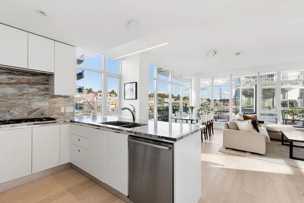 Family Room Photo of 409 185 Victory Ship Way, North Vancouver, BC