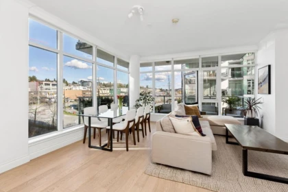 Breakfast Nook Photo of 409 185 Victory Ship Way, North Vancouver, BC