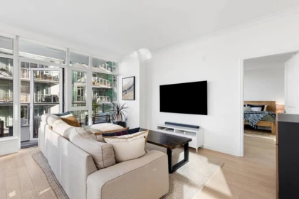 Primary Bedroom Photo of 409 185 Victory Ship Way, North Vancouver, BC