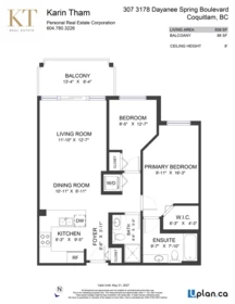 307 3178 Dayanee Springs Boulevard, Coquitlam, BC, Coquitlam — Apartment/Condo for sale