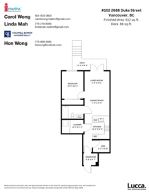 Hallway Photo of 102 2688 Duke Street, Vancouver, BC