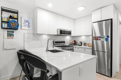 Kitchen Photo of 102 2688 Duke Street, Vancouver, BC