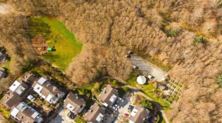 Aerial View of 1214 Granite Drive, Squamish, BC
