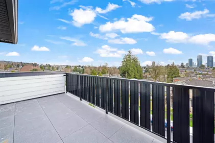 Outdoor Deck Photo of 5 4855 Venables Street, Burnaby, BC