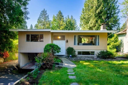Aerial View of 1453 Coleman Street, North Vancouver, BC
