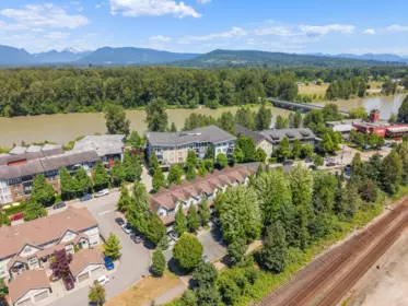 Aerial View of 7 23230 Billy Brown Road, Langley, BC