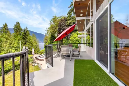 Backyard Photo of 3612 Kelly Avenue, Belcarra, BC