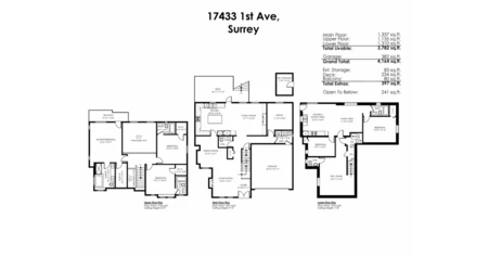 Basement Recreation Room Photo of 17433 1 Avenue, Surrey, BC