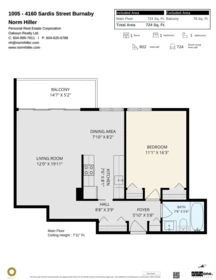 Garage Interior Photo of 1005 4160 Sardis Street, Burnaby, BC