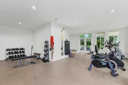 Aerial View of 209 708 Edgar Avenue, Coquitlam, BC