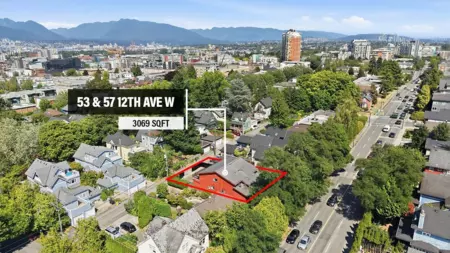 57 W 12th Avenue, Vancouver, BC, Vancouver — Half Duplex for sale