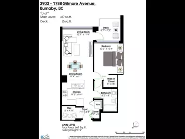 Office / Den Photo of 3903 1788 Gilmore Avenue, Burnaby, BC