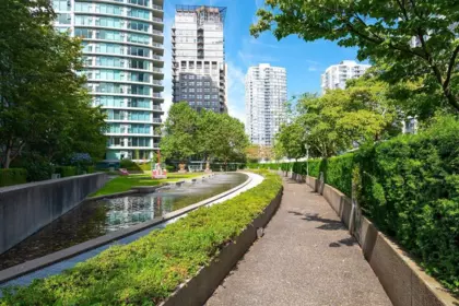 Outdoor Deck Photo of 905 1008 Cambie Street, Vancouver, BC