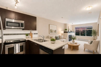 Dining Area Photo of 214 6500 194 Street, Surrey, BC