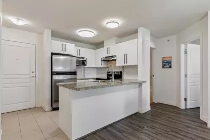 Kitchen Island Photo of 408 2088 Beta Avenue, Burnaby, BC