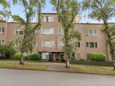 Exterior Rear Photo of 304 1246 Cardero Street, Vancouver, BC
