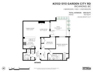 Outdoor Patio Photo of 2102 5113 Garden City Road, Richmond, BC