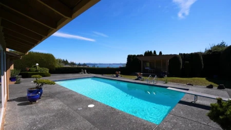 Exterior Rear Photo of 4211 Rockridge Crescent, West Vancouver, BC