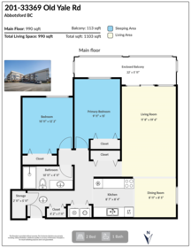 Exterior Rear Photo of 201 33369 Old Yale Road, Abbotsford, BC