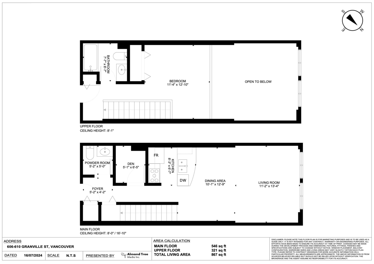 Bedroom 2 Photo of 606 610 Granville Street, Vancouver, BC