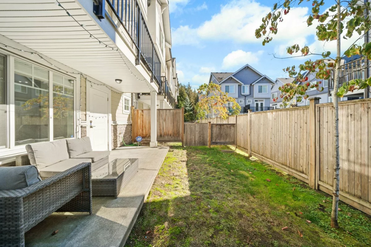 Backyard Photo of 8 7056 192 Street, Surrey, BC