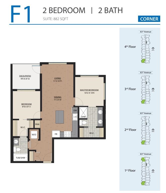 Exterior Rear Photo of 109 20926 83 Avenue, Langley, BC