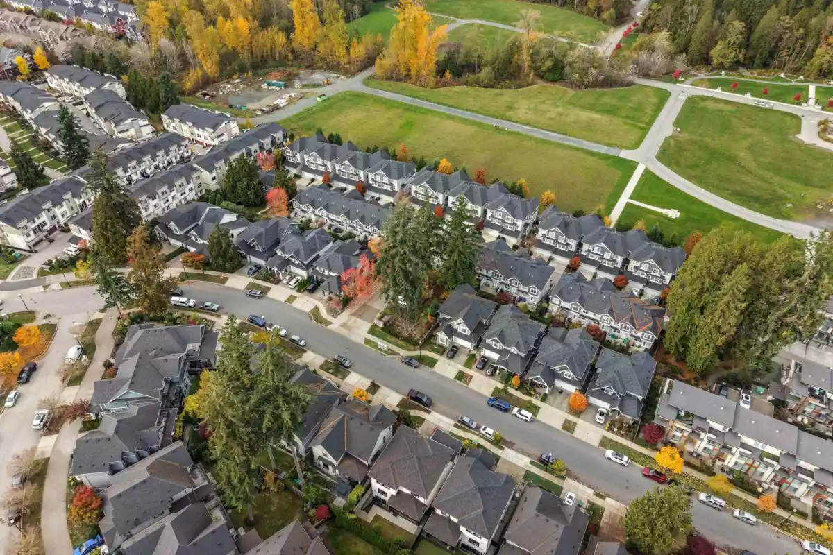 Aerial View of 19 15717 Mountain View Drive, Surrey, BC