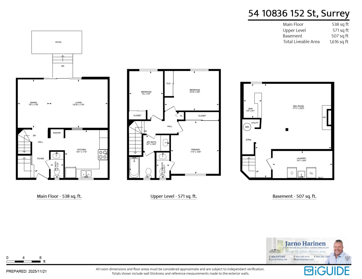 Playground / Recreational Area Near 54 10836 152 Street, Surrey, BC