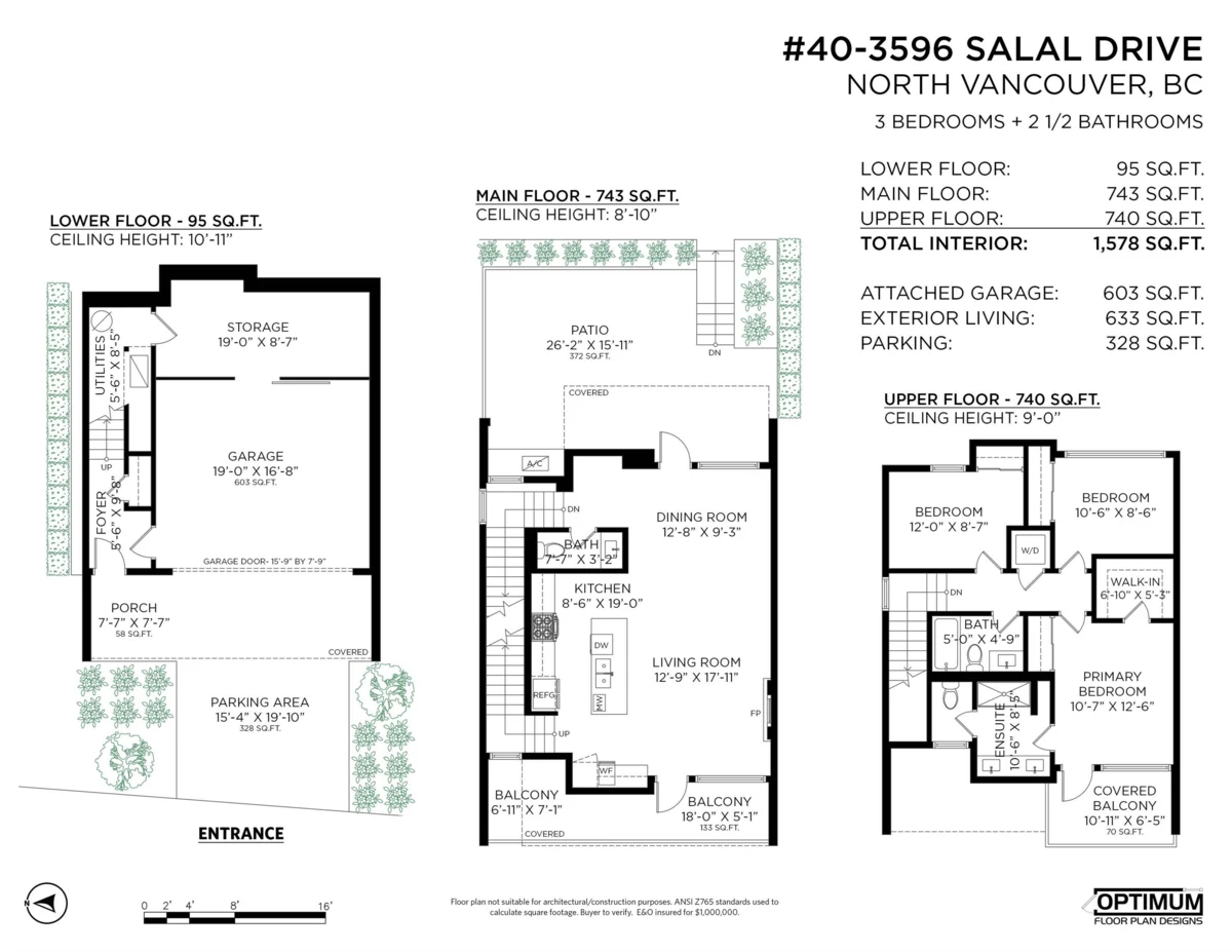 Aerial View of 40 3596 Salal Drive, North Vancouver, BC