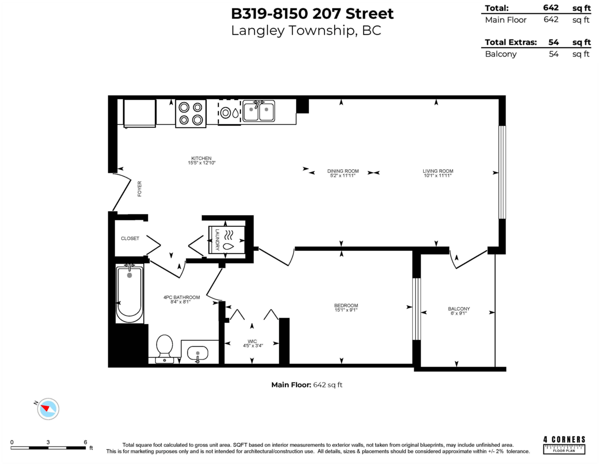 Bedroom 3 Photo of B319 8150 207 Street, Langley, BC