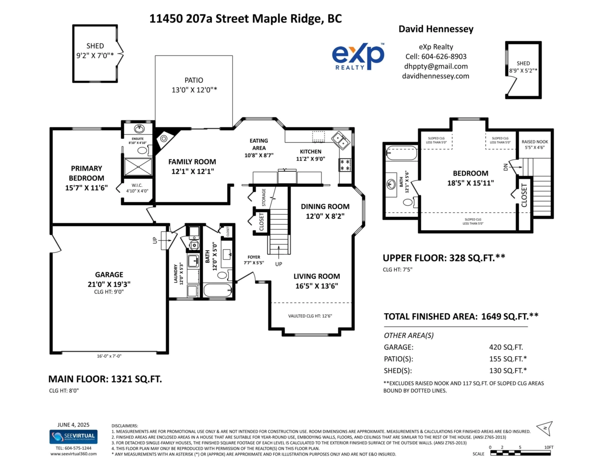 Exterior Rear Photo of 11450 207a Street, Maple Ridge, BC