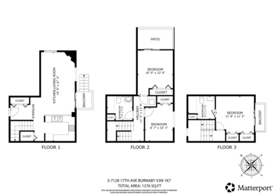 03 7128 17th Avenue, Burnaby, BC, Burnaby — Townhouse for sale