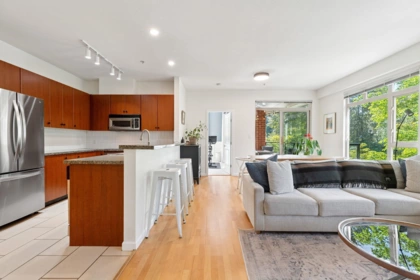 Kitchen Island Photo of 219 100 Capilano Road, Port Moody, BC